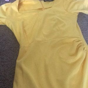 A yellow dress